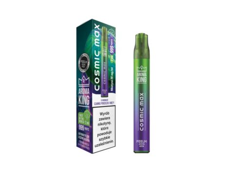 Aroma King Cosmic Max - Blackcurrant Mint - 999+ puffs 20mg